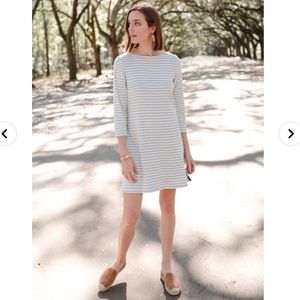 LAKE Pajamas Small Medium Breton Dress French Blue